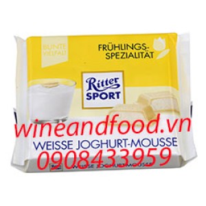 Socola trắng yogurt Ritter Sport 100g