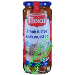 Xúc xích Đức Frankfurter Knakworsten Meica hũ 540g
