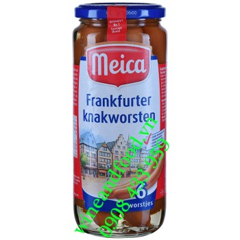 Xúc xích Đức Frankfurter Knakworsten Meica hũ 540g