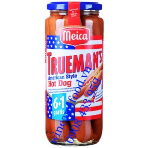 Xúc xích Đức Trueman's American Style Meica 540g