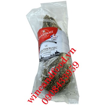 Xúc Xích khô Salami (Le Saucisson Sec) Chambost tiêu 250g