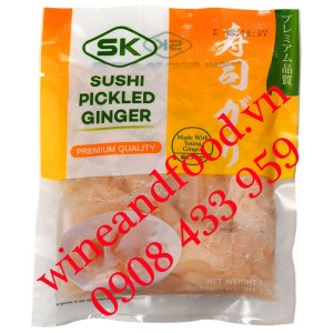 Gừng non cắt lát Sushi Pickled Ginger SK 150g