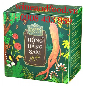 Hồng đẳng Sâm sấy dẻo Mohodo Ngoc Linh hộp giấy