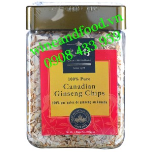 Nhân sâm thái lát nhỏ Great Mountain hũ 227g