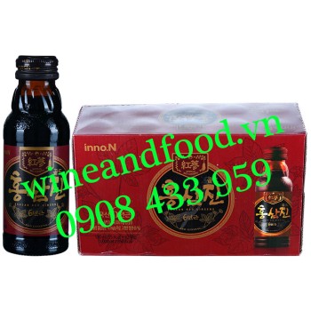 Nước hồng sâm Hongsamjin Gold Inno.N 6 tuổi 100mlx10 chai