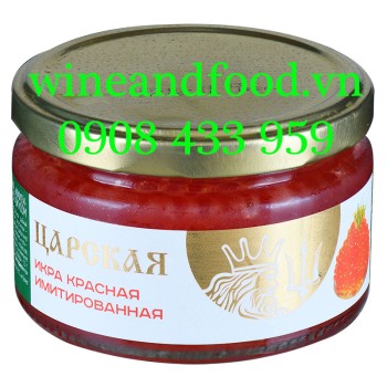 Trứng cá Tầm đỏ Caviar đặc biệt Europrom 220g