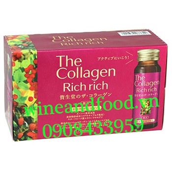 Collagen Shiseido Rich rich hộp 10 hũ