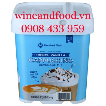 Cà phê Cappuccino French Vanilla Mark Member's 1kg36