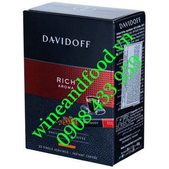Cà phê hoà tan Davidoff Rich Aroma hộp 25 gói 45g