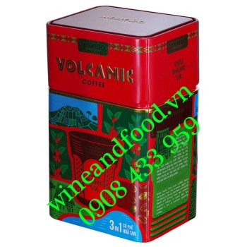 Cà phê Volcanic hòa tan 3 in 1 Chu Đăng Ya Mohodo hộp thiếc 180g