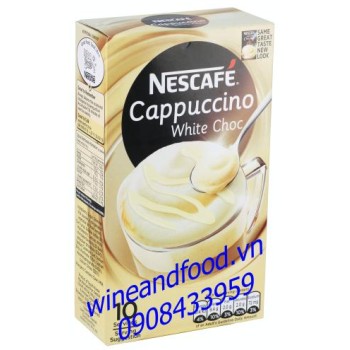 Cà phê Nescafe cappuccino white chocolate 180g