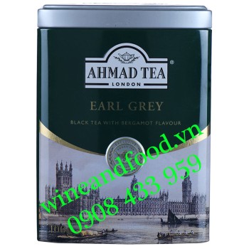 Trà Bá Tước Ahmad Earl Grey hộp thiếc 100g