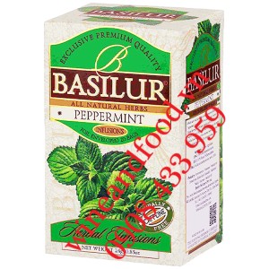 Trà bạc hà Basilur túi lọc 24g