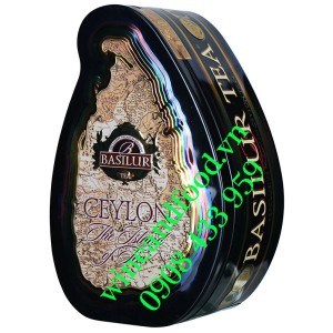 Trà Basilur Ceylon Island of tea hộp thiếc 100g
