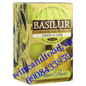 Trà Basilur chanh túi lọc 40g