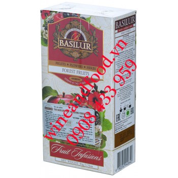 Trà túi lọc Forest Fruits Basilur hộp 50g