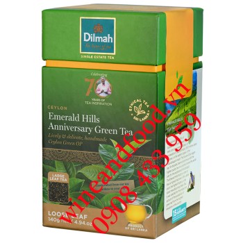 Trà xanh Dilmah Loose Leaf Emerald Hills Anniverary 140g