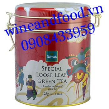 Trà xanh Special Loose Leaf Dilmah hộp thiếc 125g