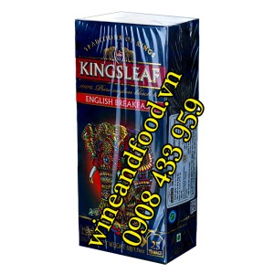 Trà túi lọc Kingsleaf English Breakfast hộp 50g