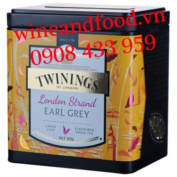 Trà Twinings London Strand Earl Grey 100g