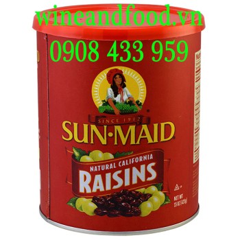 Nho khô Sun Maid không hạt hộp 425g