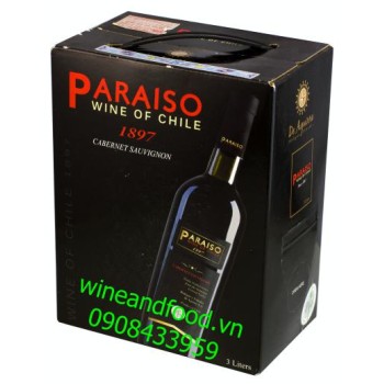 Rượu vang Paraiso Cabernet Sauvignon 3l