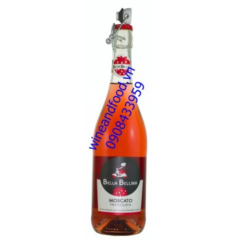 Rượu vang Bella Bellina Moscato dâu 750ml