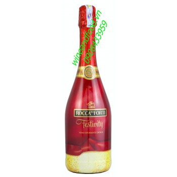 Rượu vang nổ Rocca Del Forti Festivity 750ml