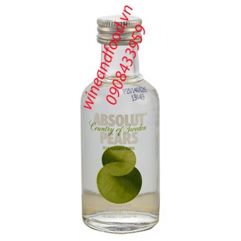 Rượu mini Vodka Absolut lê
