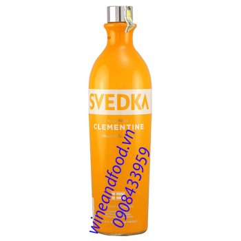 Rượu Vodka Svedka quýt 750ml
